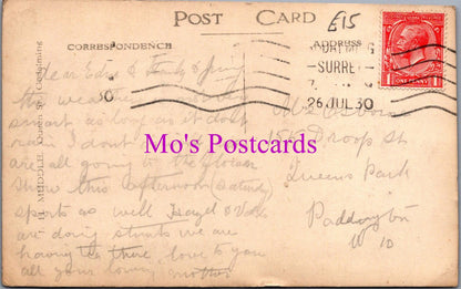 Surrey Postcard: The Green, Elstead, Posted 1930 RPPC BH2141