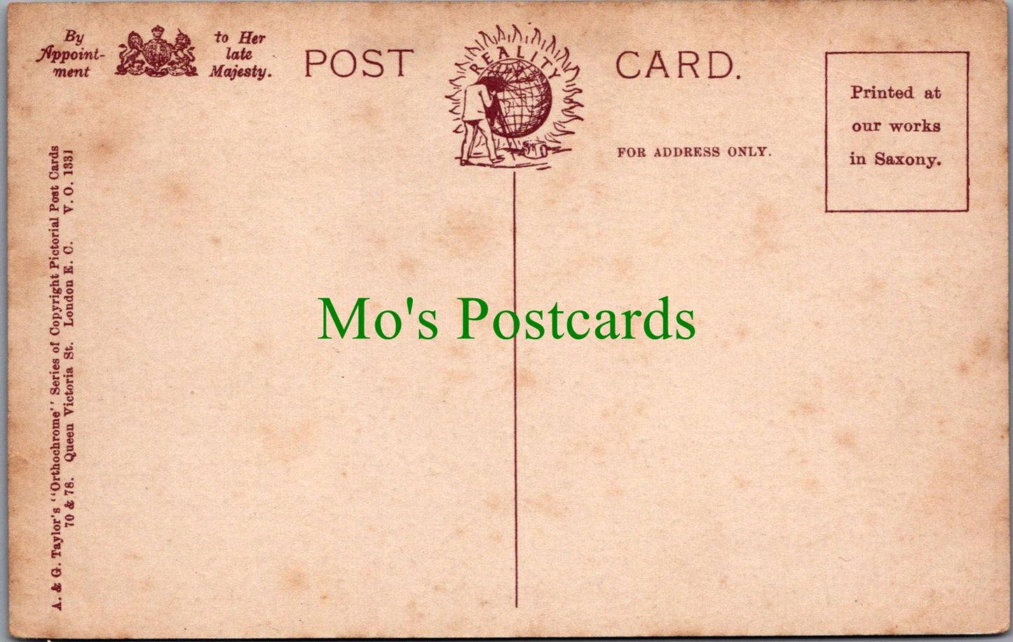 London Postcard - Richmond, The Star and Garter Hotel   RS32052