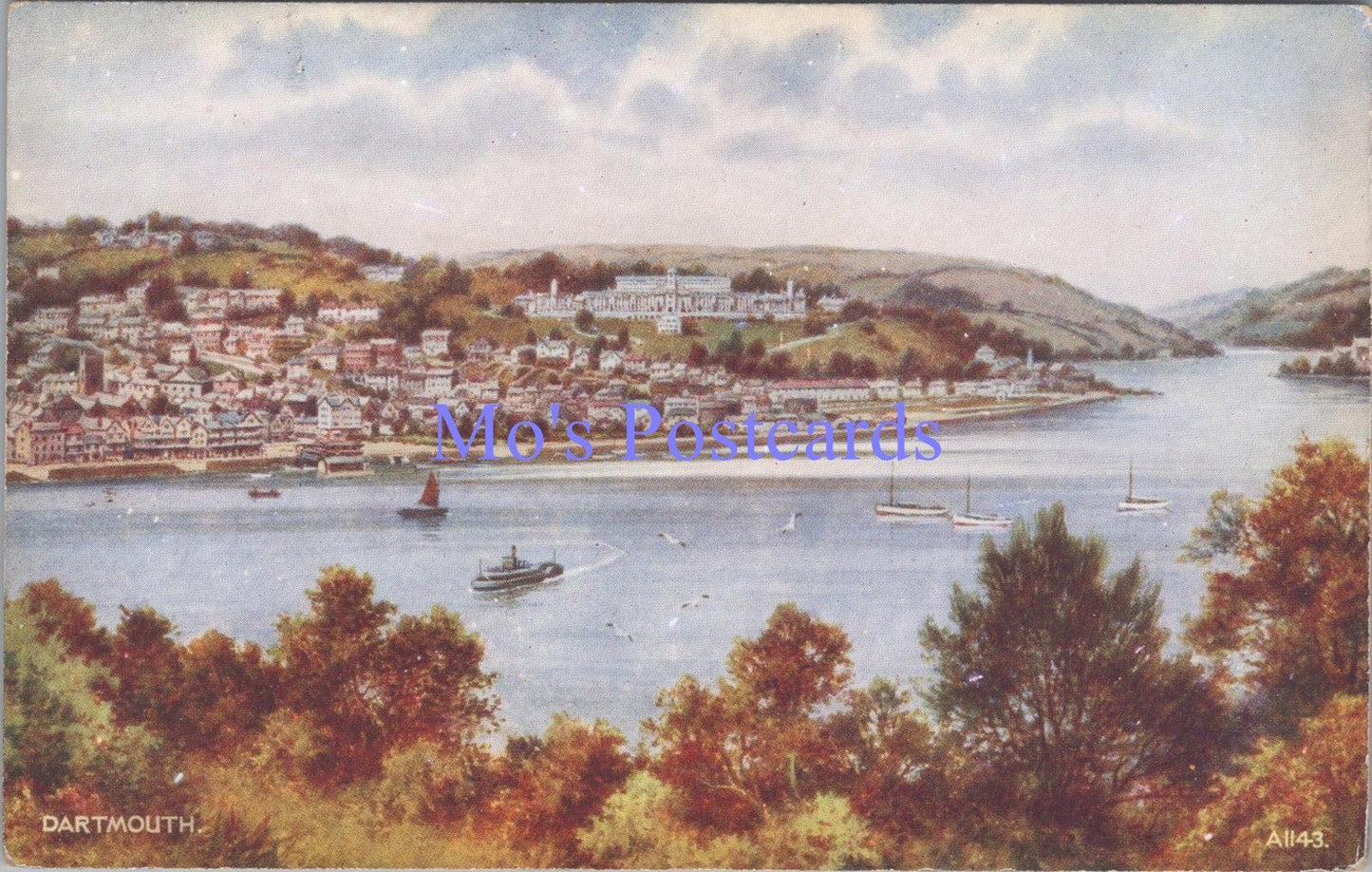Devon Art Postcard - Dartmouth, Artist B.F.C.Parr DC2179