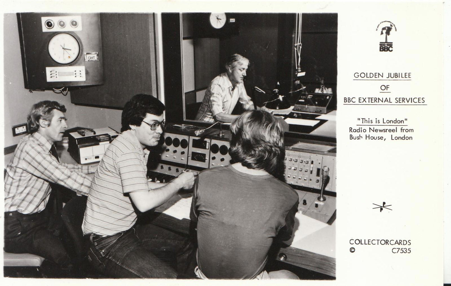 BBC Postcard: Golden Jubilee of BBC External Services, Bush House, London Y848