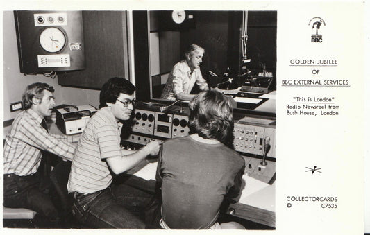 BBC Postcard: Golden Jubilee of BBC External Services, Bush House, London Y848