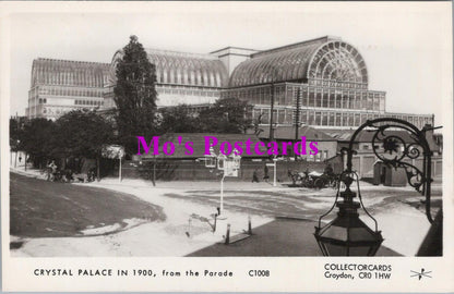 London Postcard - Crystal Palace in 1900, From The Parade. Pamlin Prints HM114