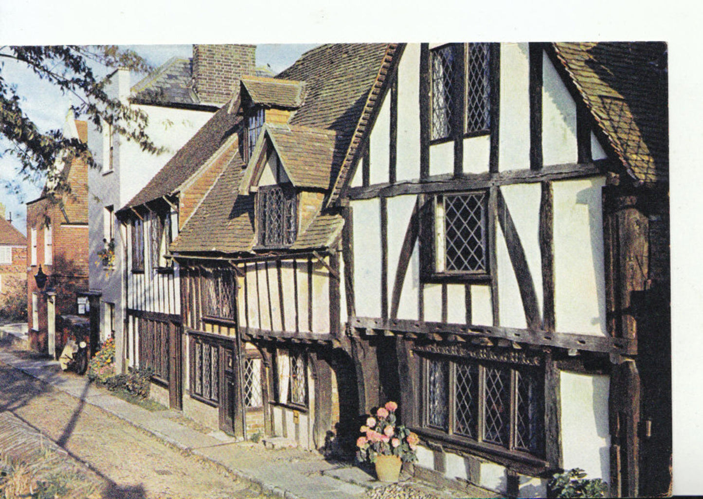 Sussex Postcard - Old Houses, Rye.9487A