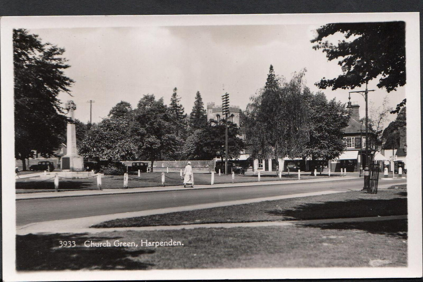 Hertfordshire Postcard: Church Green, Harpenden  P303