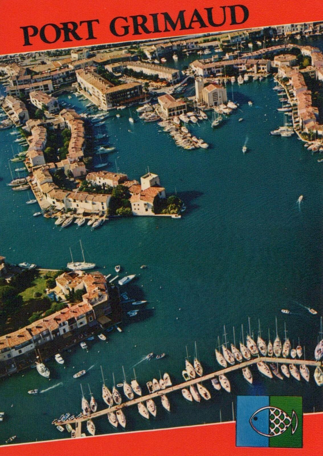France Postcard - Aerial View of Port-Grimaud, Var  RRR358