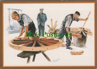 Country Crafts Postcard - Occupations - Wheelwrights   RRR1080