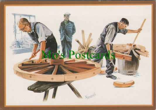 Country Crafts Postcard - Occupations - Wheelwrights   RRR1080
