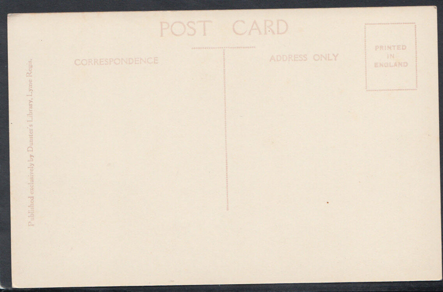 Dorset Postcard - The Umbrella Cottage, Lyme Regis  RS11544