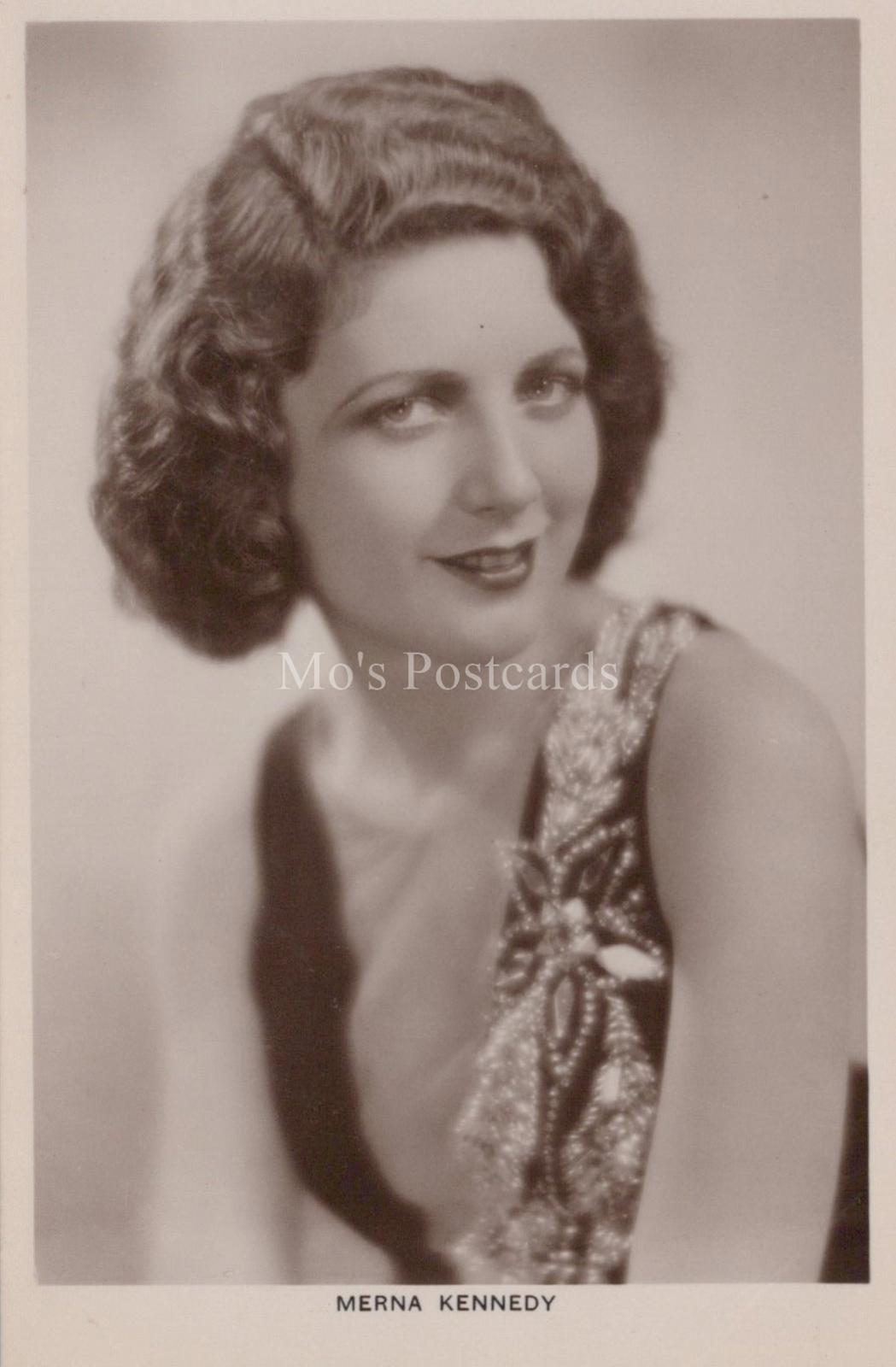 Theatrical Postcard-Merna Kennedy, American Film Actress, Glamour Portrait XT113
