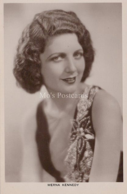 Theatrical Postcard-Merna Kennedy, American Film Actress, Glamour Portrait XT113