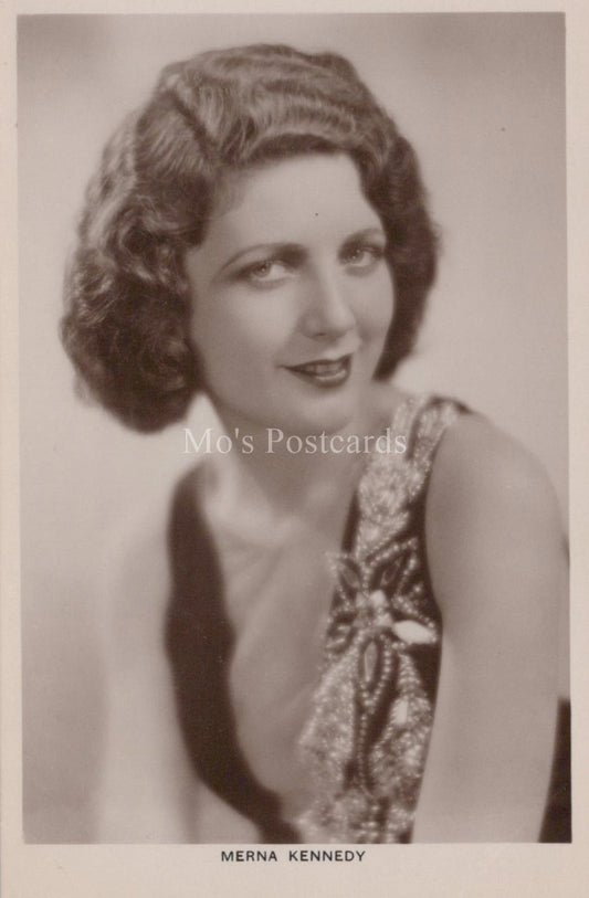 Theatrical Postcard-Merna Kennedy, American Film Actress, Glamour Portrait XT113