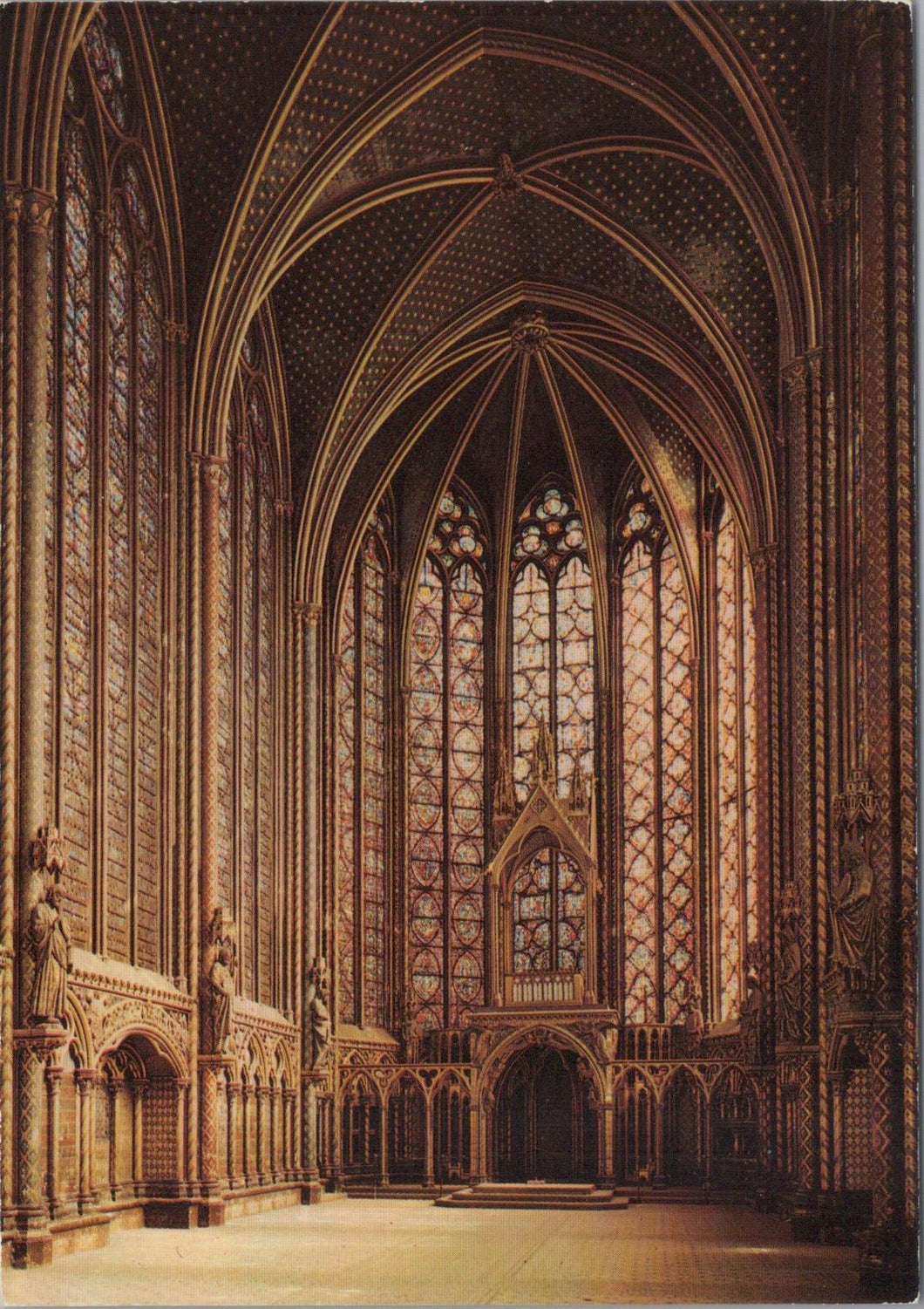 France Postcard - Paris - Interieur De La Sainte-Chapelle, Île-de-France RRR1406