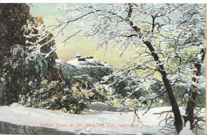 California Postcard: Mt Hamilton Lick Observatory 1900s, USA - 5282A