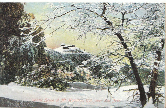 California Postcard: Mt Hamilton Lick Observatory 1900s, USA - 5282A