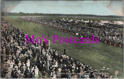 Yorkshire Postcard - Doncaster Horse Race Course and Rings HM746