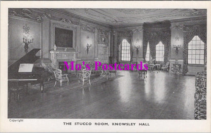 Lancashire Postcard - Knowsley Hall, The Stucco Room HM175