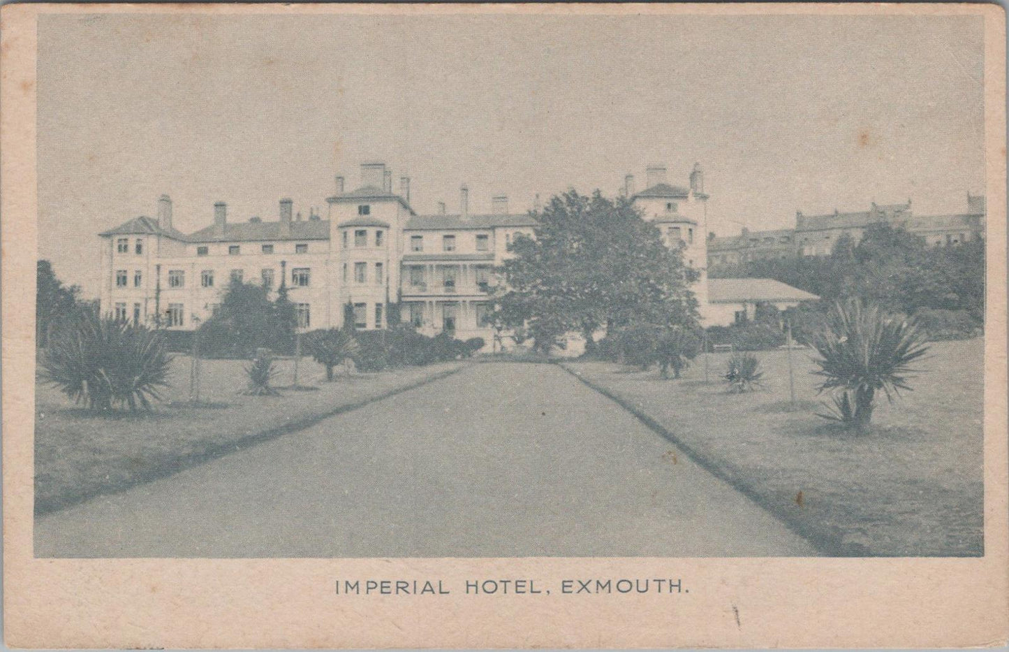 Devon Postcard - Imperial Hotel, Exmouth  XT134