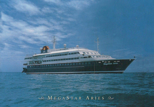 Japan Postcard Star Cruises MegaStar Aries Passenger Cruise Ship RR23170