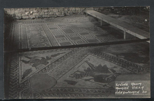 Gloucestershire Postcard - Living Room, Roman Villa, Chedworth RS12862