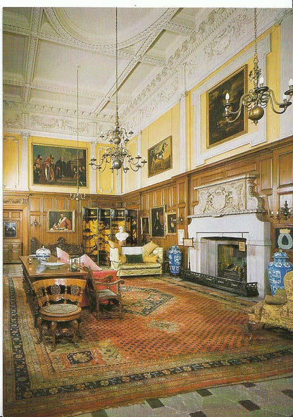 Cheshire Postcard - The Great Hall,Dunham Massey Hall, Altrincham,  AB832