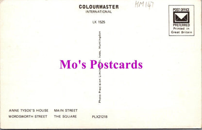 Cumbria Postcard - Hawkshead Main Street, Anne Tysoe's House HM147