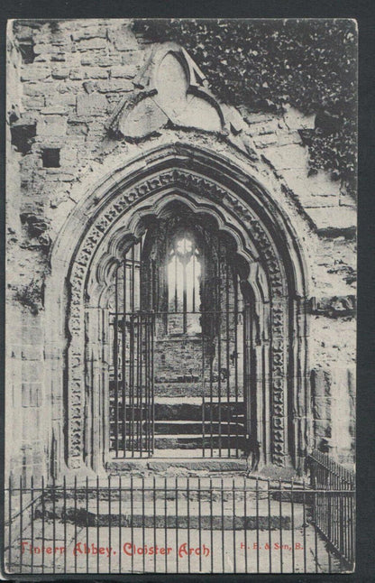 Wales Postcard - Tintern Abbey, Cloister Arch  RS15911