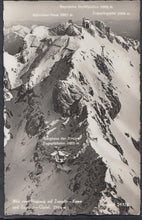 Load image into Gallery viewer, Germany Postcard - Blick Vom Flugzeug Auf Zugspitz - Kamm  RS13098
