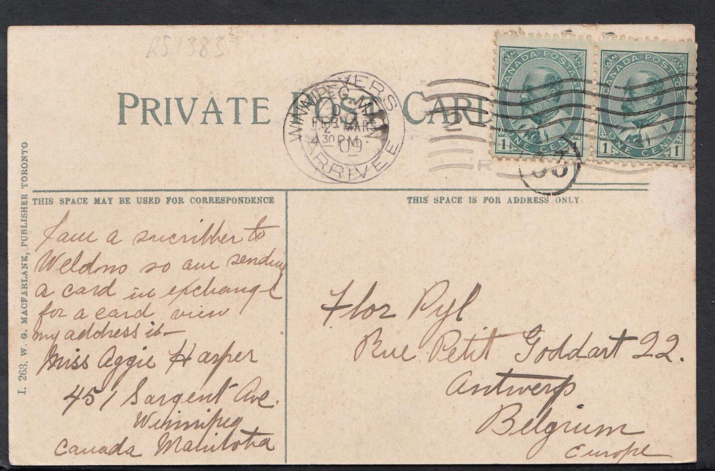 Canada Postcard - Ralph Connor's Church, Winnipeg   RS1383