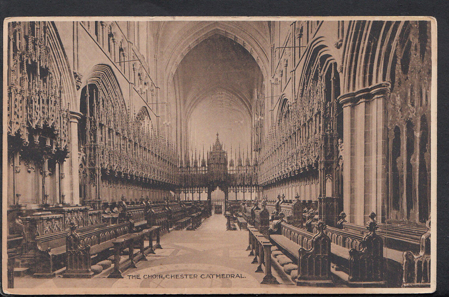 Cheshire Postcard - The Choir, Chester Cathedral  RS3640