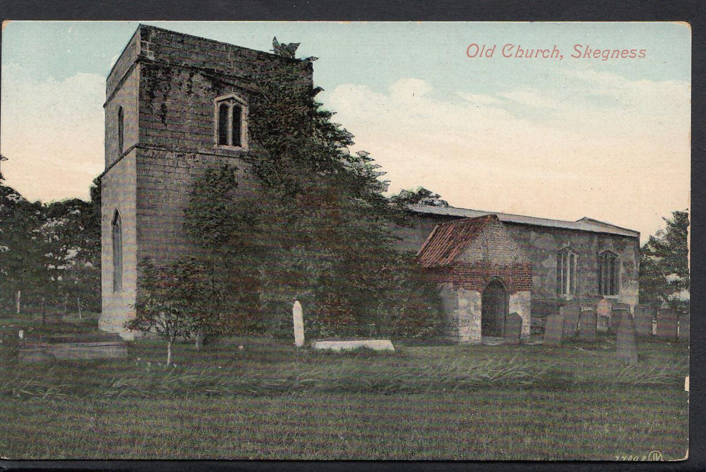 Lincolnshire Postcard - Old Church, Skegness  RS1382
