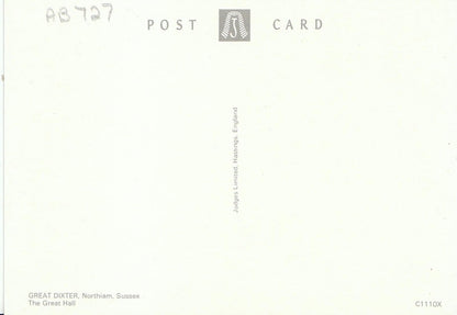 Sussex Postcard - The Great Hall, Great Dixter, Northiam  AB727
