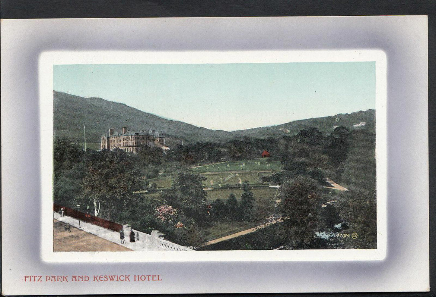Cumbria Postcard - Fitz Park and Keswick Hotel    BH6385
