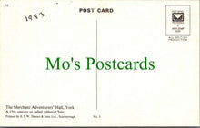 Load image into Gallery viewer, Yorkshire Postcard-17th Century Abbots Chair,Merchant Adventurers' Hall RS25914
