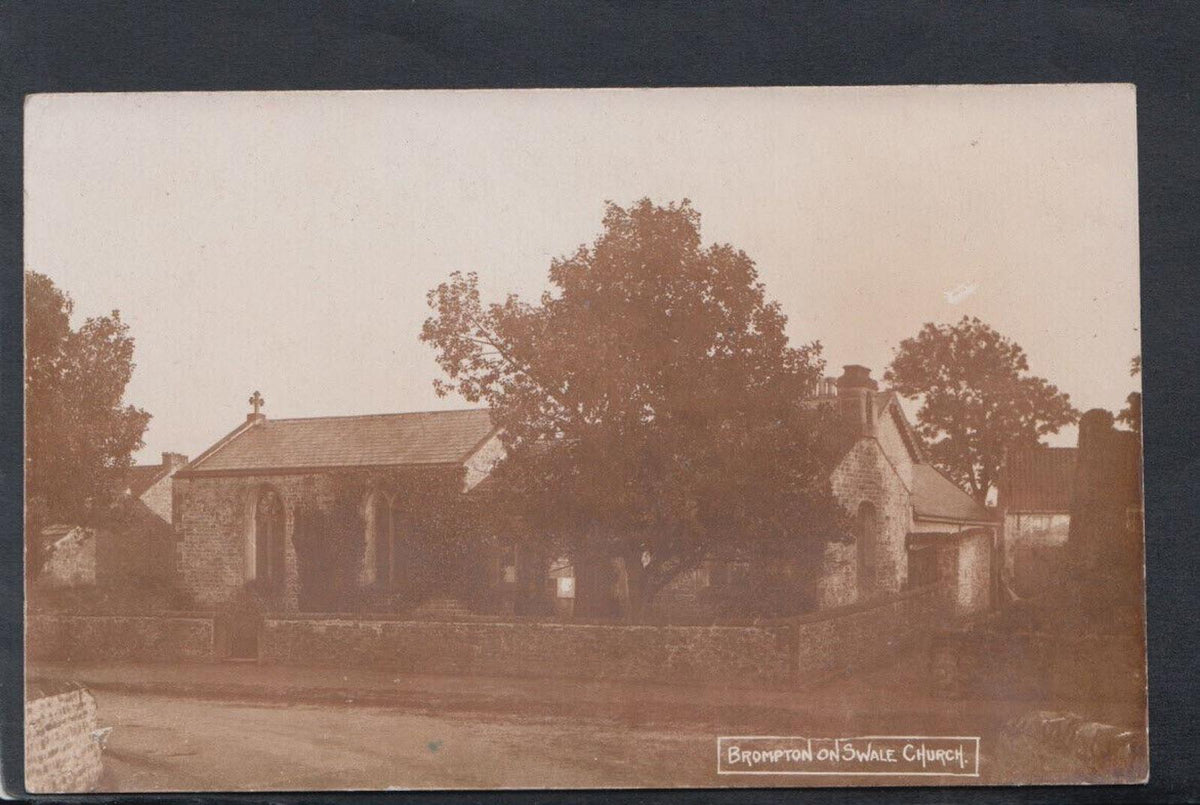 Yorkshire Postcard: Brompton-on-Swale St Pauls Church T6648