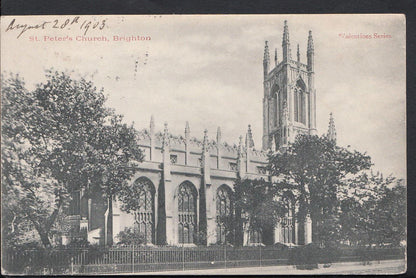 Sussex Postcard - St Peters Church, Brighton    RS1361