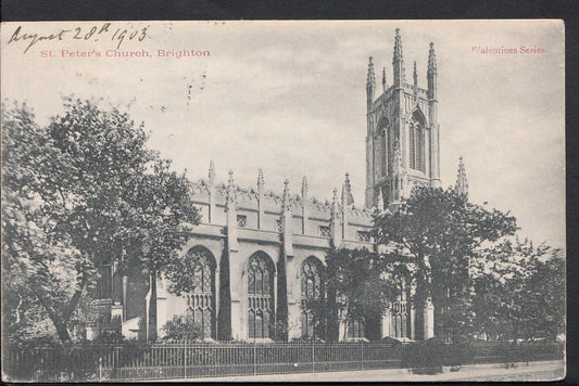Sussex Postcard - St Peters Church, Brighton    RS1361