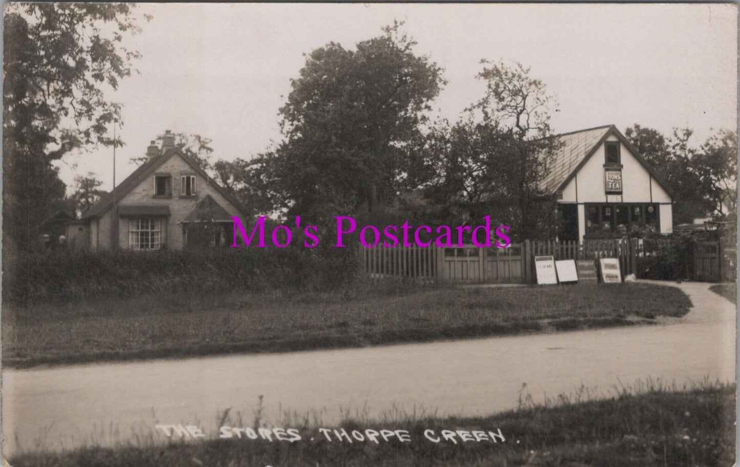 Yorkshire Postcard? - Thorpe Green, The Stores, Lyons Tea Signage RS38940