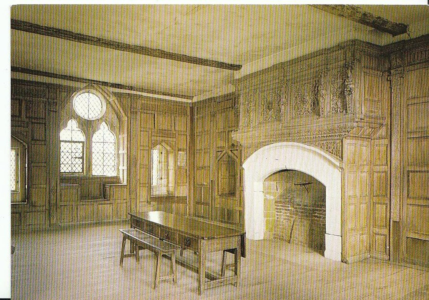 Shropshire Postcard - Stokesay Castle, The Solar   AB223