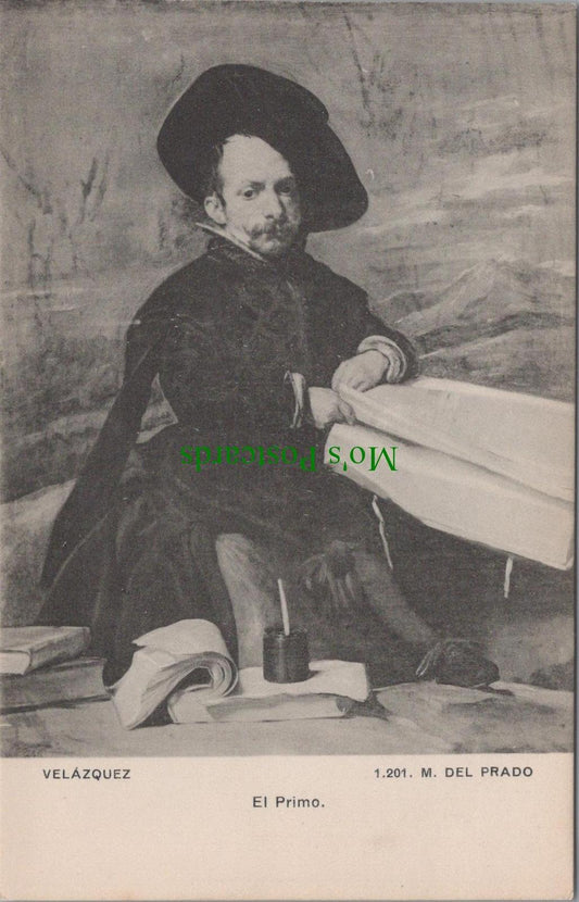 Art Postcard - Velazquez, El Primo, M.Del Prado RS34081