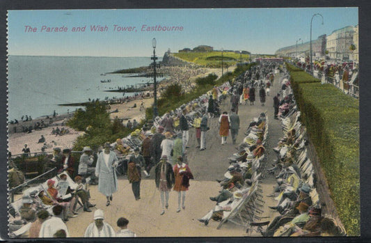Sussex Postcard - The Parade and Wish Tower, Eastbourne   RS13856