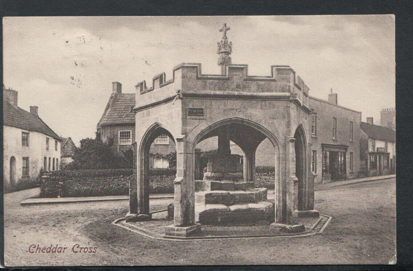 Somerset Postcard - Cheddar Cross   RS16607
