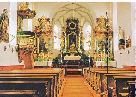 Austria Postcard - Raggal, Plarrkirche St Theodul und St Nikolaus   SM173