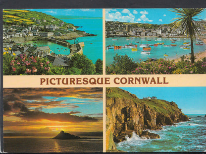 Cornwall Postcard - Views of Picturesque Cornwall  RR4873