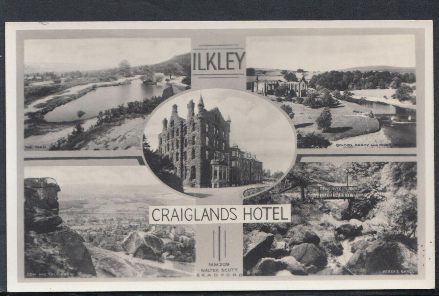 Yorkshire Postcard -  The Craiglands Hotel, Ilkley   RS17789
