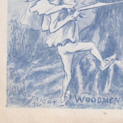 Political Cartoon Postcard-Imps/Fairies, No Alcohol Temperance Movement RS41093