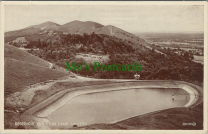 Worcestershire Postcard: British Camp Malvern Reservoir Landscape View RS26891
