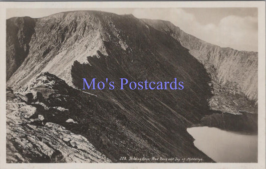 Cumbria Postcard - Striding Edge, Red Tarn & Top of Helvellyn   DC1824