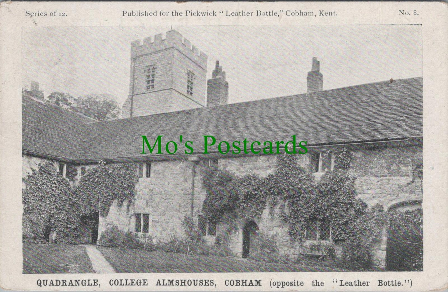 Kent Postcard - Cobham, Quadrangle, College Almshouses  DC1473