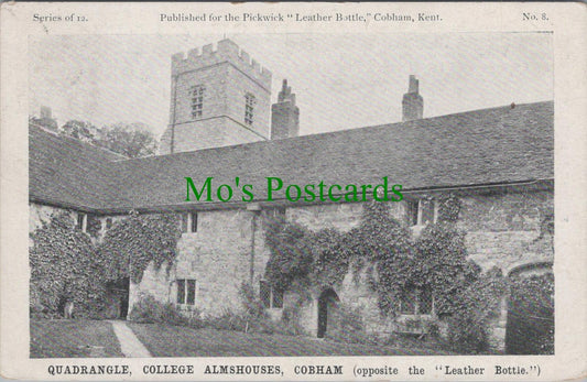 Kent Postcard - Cobham, Quadrangle, College Almshouses  DC1473