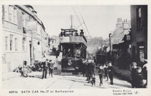 Load image into Gallery viewer, Somerset Postcard - Bath Tram Car No 17 at Batheaston - XT11

